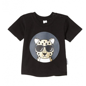 HuxBaby Leopard T-Shirt Black 6-12M